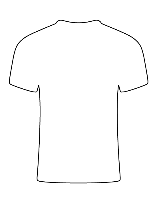 T store shirt outline