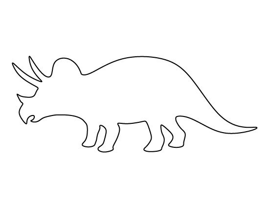 Triceratops Template