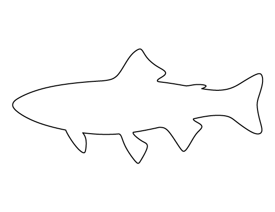 Printable Trout Template