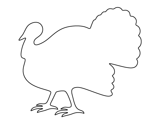 Printable Turkey Template