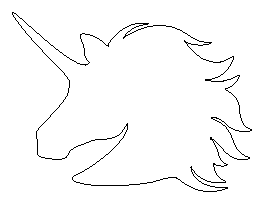 Unicorn Head Pattern