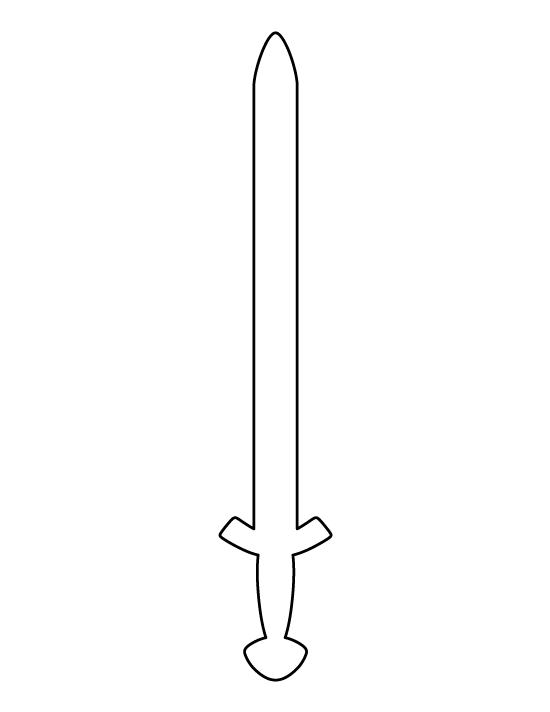 Viking Sword Template